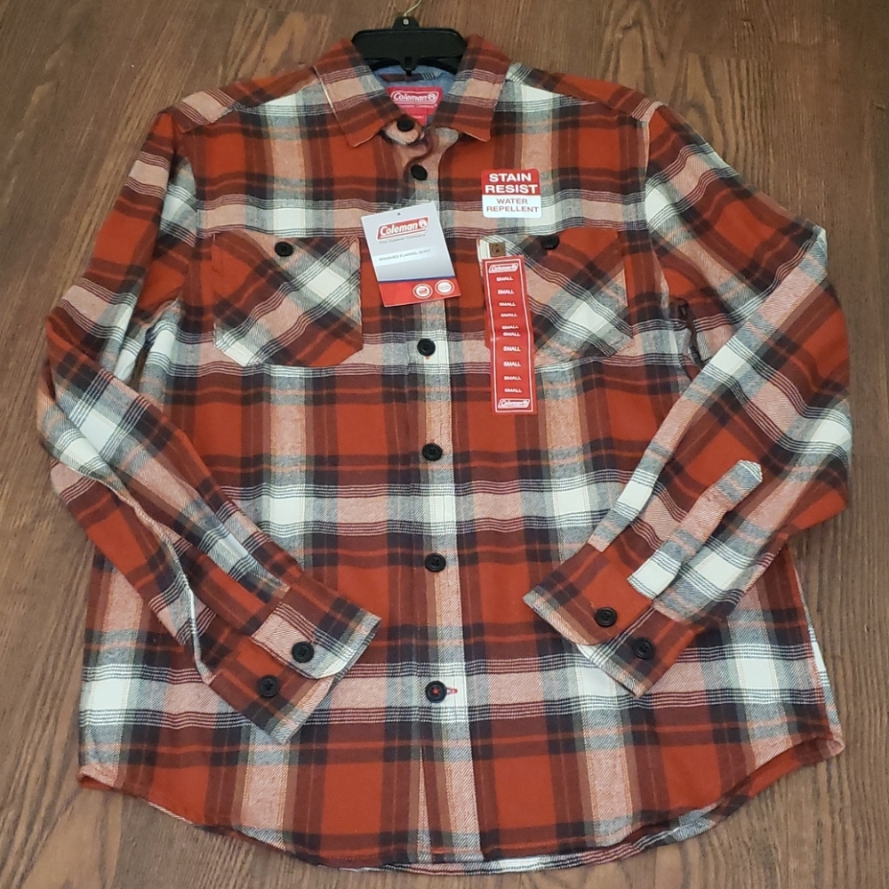 New Coleman flannel shirt small